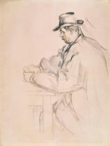 Paul Cézanne, kart oyuncusu by Paul Cézanne