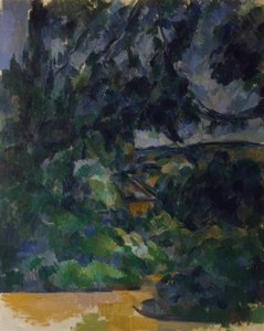 Mavi manzara by Paul Cézanne