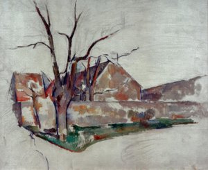 Kış manzarası by Paul Cézanne