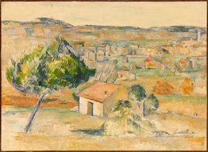 Provence Ovası, Provence Ovası, 1883-1885. by Paul Cézanne