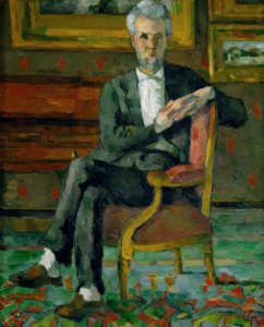 Chocquet portresi by Paul Cézanne