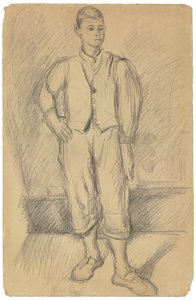 Sanatçının Oğlunun Portresi, Sanatçının Oğlunun Portresi, c.1875-1885 by Paul Cézanne