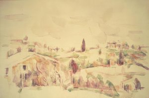 Provence manzarası by Paul Cézanne