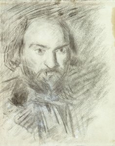 otoportre; Otoportre, c.1874 by Paul Cézanne