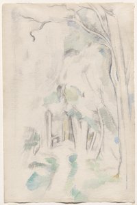 Ormandaki iz by Paul Cézanne