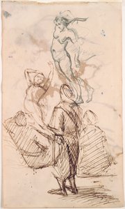 Çalışma Sayfası, 1871-1876. by Paul Cézanne
