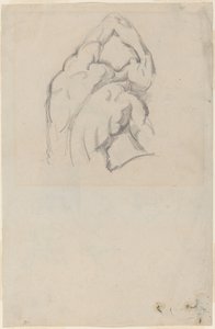 "Ecorché" çalışması [recto] by Paul Cézanne