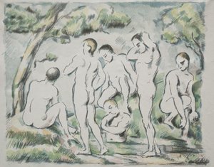 Yıkananlar by Paul Cézanne