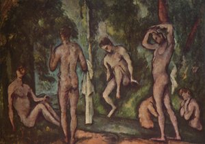 Yıkananlar, 1894, 1937. by Paul Cézanne