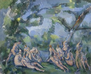 Yıkananlar, 1899-1904 by Paul Cézanne