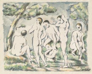 Yıkananlar Küçük Tabak, 1897. by Paul Cézanne