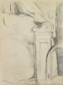 Karyola (kağıt üzerine kalem & wc) by Paul Cézanne