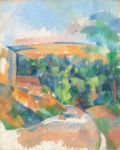 Yoldaki Viraj by Paul Cézanne