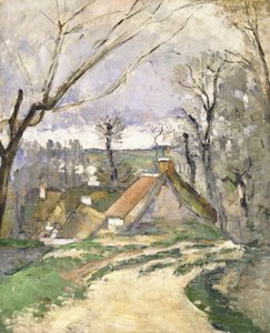 Auvers Kulübeleri, 1872-73 by Paul Cézanne