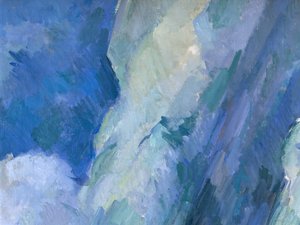 Büyük Yıkananlar, c.1900-06, tuval üzerine yağlı boya, 2052 detayı by Paul Cézanne