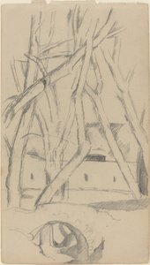 Küçük Köprü [rekto], c. 1880. by Paul Cézanne