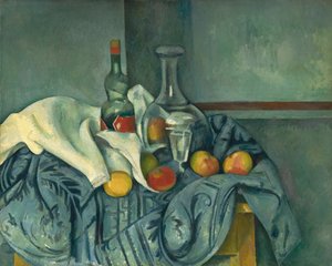 nane şişesi by Paul Cézanne