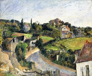 Dolambaçlı Yol, c.1877 by Paul Cézanne