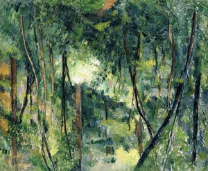 Çalılık, c.1885 by Paul Cézanne