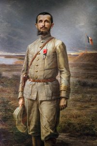 “” Komutan Marchand” resminin detayı (Jean Baptiste - Jean-Baptiste Marchand