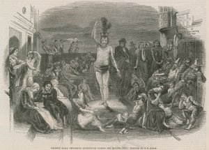 Solomon Eagle veba sırasında tövbeyi vaaz ediyor (gravür) by Paul Falconer Poole