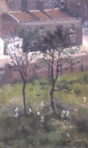 Edith Terrace, Chelsea (panel) by Paul Fordyce Maitland