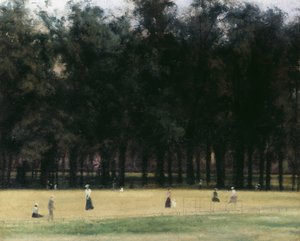 Kensington Bahçeleri (tuval üzerine yağlı boya)