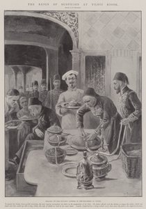 Yıldız Köşkü'nde Şüphelilerin Hükümdarlığı by Paul Frenzeny