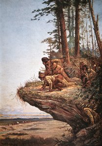 Vagonları İzlemek (renkli taş) by Paul Frenzeny