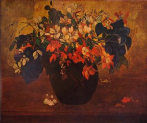 Çiçeklerden Bir Vazo, 1896, 1932 by Paul Gauguin