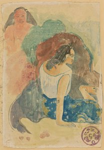 Arearea no Varua Ino (Şeytanın Sözleri) [rekto] by Paul Gauguin