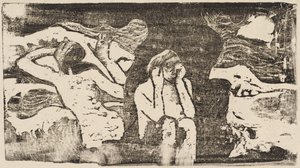 Kara Kayalarda by Paul Gauguin