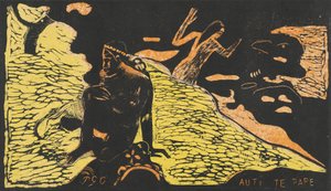 Auti te Pape Kadınlar Nehirde, 18941895. by Paul Gauguin