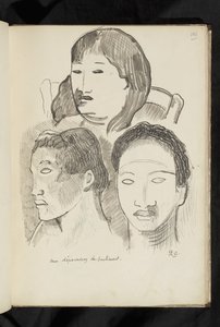 Öncesi ve sonrası - "Duygudan yoksun değil" çizimi by Paul Gauguin