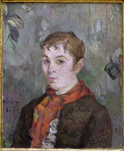 Kadın Büstü (tuval üzerine yağlı boya by Paul Gauguin