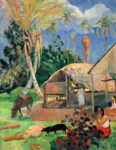 siyah domuzlar by Paul Gauguin