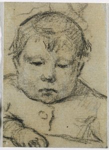 Çocukken Emil Gauguin, Sağdan İleri, c. 1875-1876. by Paul Gauguin