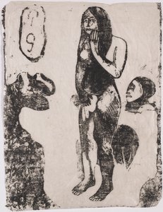 Havva, 1898-1899. by Paul Gauguin