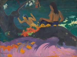 Rüyanın Yanında (Deniz Kenarında) by Paul Gauguin