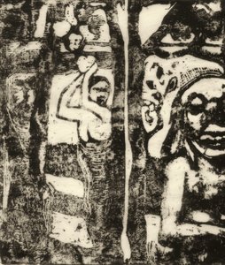 Meyve ve Oviri toplayan kadın by Paul Gauguin