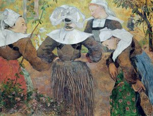 Dört Breton Kadın, 1886 by Paul Gauguin