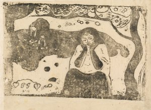 İnsan Hüzün (Miseres humaines) by Paul Gauguin