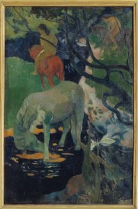 Beyaz At by Paul Gauguin