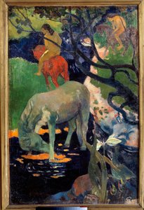 Le cheval blanc Tablo Paul Gauguin (1848-1903) 1898 Güneş. 1,4x0,91 m Paris, musee d