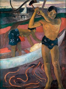 Eksenli adam tablosu Paul Gauguin (1848-1903) by Paul Gauguin