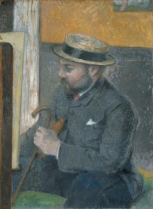 Kayıkçı olan adam by Paul Gauguin