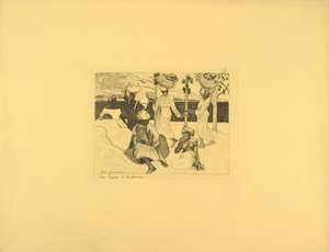 Çekirgeler ve Karıncalar - Martinik Hatırası by Paul Gauguin