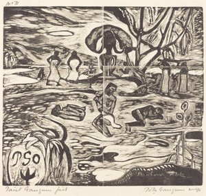 Mahana Atua (Tanrıların Yemeği) by Paul Gauguin
