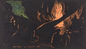 Mahna no Varua Ino Şeytan Konuşuyor, 18941895. by Paul Gauguin