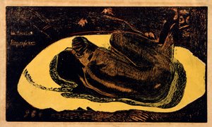 Manao Tupapau Ölülerin Ruhu İzleme, 1893-1894. by Paul Gauguin